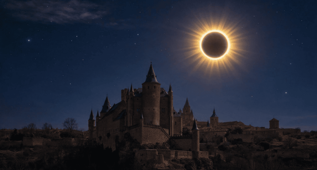 Eclipse solar total segovia
